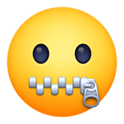 🤐 Emoji Gesicht mit Reißverschlussmund Facebook 13.1.