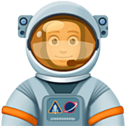 🧑🏼‍🚀 Emoji Astronauta: Pele Morena Clara na Facebook 14.0.