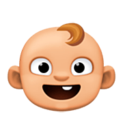 👶🏼 Emoji Baby: mittelhelle Hautfarbe Facebook 14.0.
