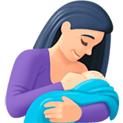 🤱🏻 Emoji Lactancia Materna: Tono De Piel Claro en Facebook 14.0.