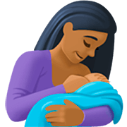 🤱🏾 Emoji Lactancia Materna: Tono De Piel Oscuro Medio en Facebook 14.0.
