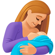 🤱🏼 Emoji Lactancia Materna: Tono De Piel Claro Medio en Facebook 14.0.
