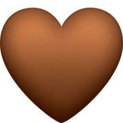 🤎 Emoji Corazón Marrón en Facebook 14.0.