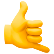 🤙 Emoji ruf-mich-an-Handzeichen Facebook 14.0.