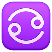 Emoji ♋ Segno Zodiacale Del Cancro su Facebook 14.0.
