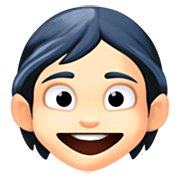 Emoji 🧒🏻 Bimbo: Carnagione Chiara su Facebook 14.0.