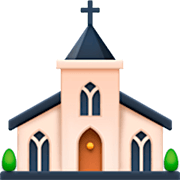 Émoji ⛪ église sur Facebook 14.0.