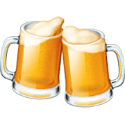 🍻 Emoji Jarras De Cerveza Brindando en Facebook 14.0.