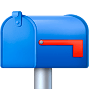 📪 Emoji geschlossener Briefkasten ohne Post Facebook 14.0.