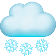 🌨️ Emoji Nube Con Nieve en Facebook 14.0.