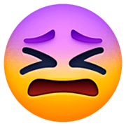 Emoji 😖 Faccina Frustrata su Facebook 14.0.