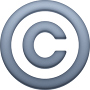 Émoji ©️ Symbole Copyright sur Facebook 14.0.