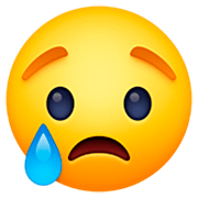 😢 Emoji Cara Llorando en Facebook 14.0.