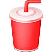 Emoji 🥤 Bicchiere Con Cannuccia su Facebook 14.0.