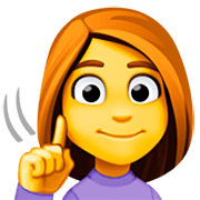 Emoji 🧏‍♀️ Donna Con Problemi Di Udito su Facebook 14.0.