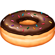 Émoji 🍩 Doughnut sur Facebook 14.0.