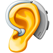 🦻 Emoji Ohr mit Hörhilfe Facebook 14.0.