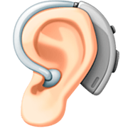 🦻🏻 Emoji Ohr mit Hörhilfe: helle Hautfarbe Facebook 14.0.