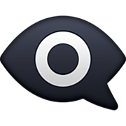 👁️‍🗨️ Emoji Olho No Balão De Diálogo na Facebook 14.0.