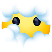 Emoji 😶‍🌫️ Faccia Tra Le Nuvole su Facebook 14.0.