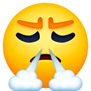 Emoji 😤 Faccina Che Sbuffa su Facebook 14.0.