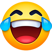 Emoji 😂 Faccina Con Lacrime Di Gioia su Facebook 14.0.