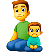 Emoji 👨‍👦 Famiglia: Uomo E Bambino su Facebook 14.0.