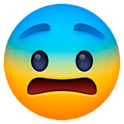 😨 Emoji ängstliches Gesicht Facebook 14.0.