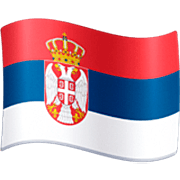 🇷🇸 Emoji Bandera: Serbia en Facebook 14.0.