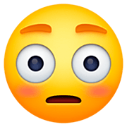 Emoji 😳 Faccina Imbarazzata su Facebook 14.0.