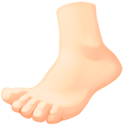 🦶🏻 Emoji Fuß: helle Hautfarbe Facebook 14.0.