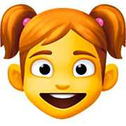 Emoji 👧 Bambina su Facebook 14.0.
