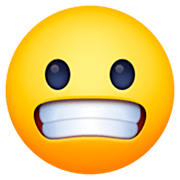 😬 Emoji Grimassen schneidendes Gesicht Facebook 14.0.