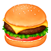 Emoji 🍔 Hamburger su Facebook 14.0.