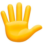 🖐️ Emoji Mão Aberta Com Os Dedos Separados na Facebook 14.0.