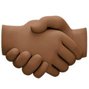 🤝🏿 Emoji Handschlag, dunkle Hautfarbe Facebook 14.0.