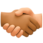🫱🏾‍🫲🏼 Emoji Handschlag: mitteldunkle Hautfarbe, mittelhelle Hautfarbe Facebook 14.0.