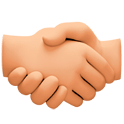 🤝🏼 Emoji Handschlag, mittelhelle Hautfarbe Facebook 14.0.