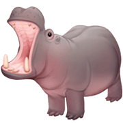 Émoji 🦛 Hippopotame sur Facebook 14.0.