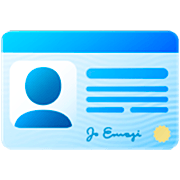 Emoji 🪪 Carta D’İdentità su Facebook 14.0.