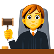 🧑‍⚖️ Emoji Juiz No Tribunal na Facebook 14.0.