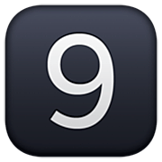 Emoji 9️⃣ Tasto: 9 su Facebook 14.0.