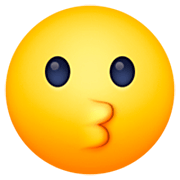 Emoji 😗 Faccina Che Bacia su Facebook 14.0.