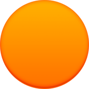 Emoji 🟠 Cerchio Arancione su Facebook 14.0.