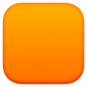 🟧 Emoji oranges Viereck Facebook 14.0.