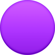 Emoji 🟣 Cerchio Viola su Facebook 14.0.