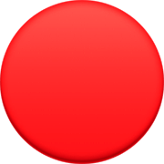 Emoji 🔴 Cerchio Rosso su Facebook 14.0.