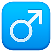 Emoji ♂️ Simbolo Genere Maschile su Facebook 14.0.