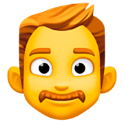 Emoji 👨 Uomo su Facebook 14.0.