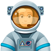 👨🏻‍🚀 Emoji Astronaut: helle Hautfarbe Facebook 14.0.